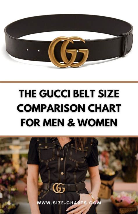 gucci size compared to woman size us belt|gucci belt size 100 women's.